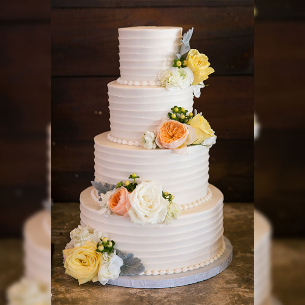 4 tier wedding cake template