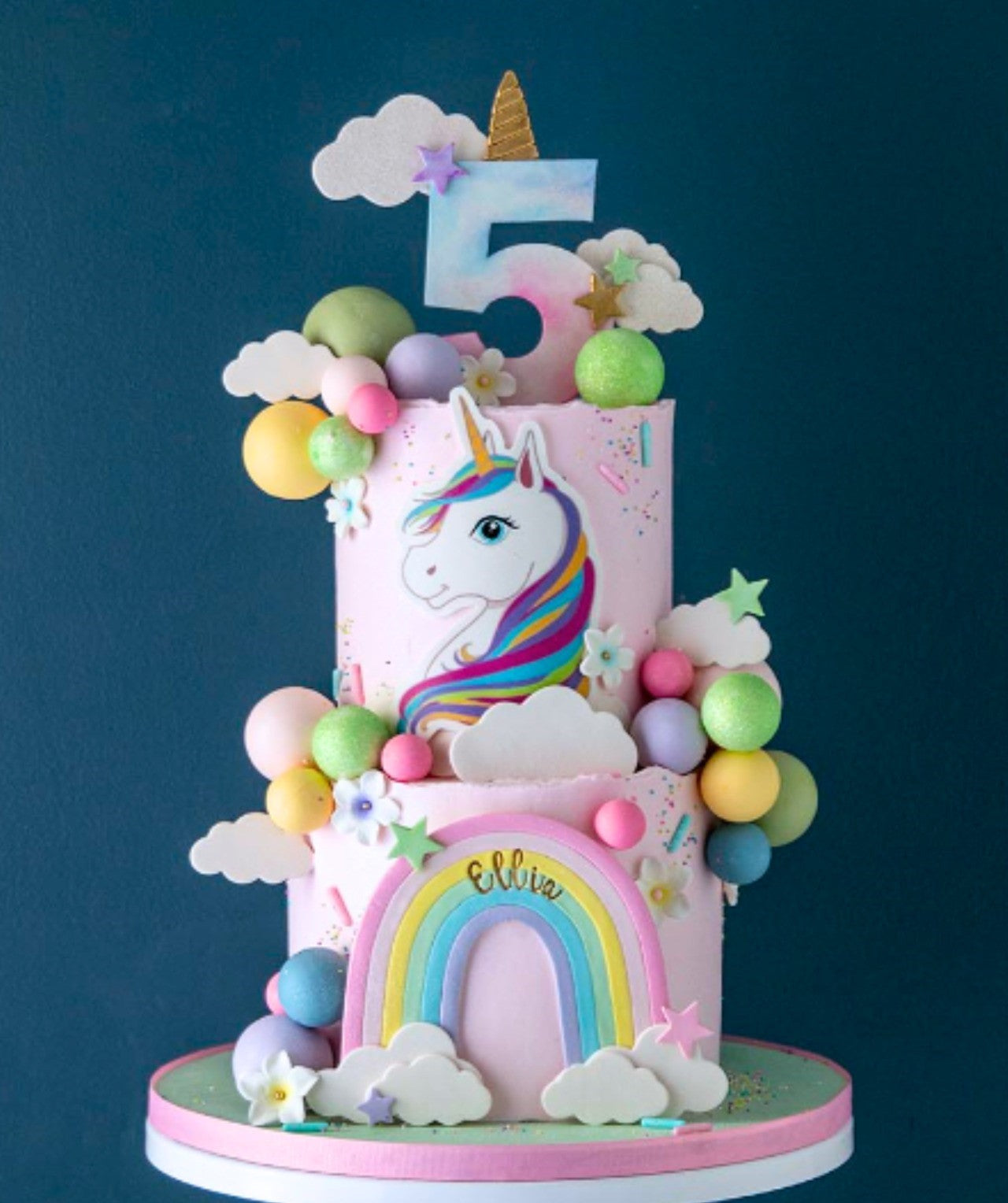 Unicorn Princess Cake For Girls