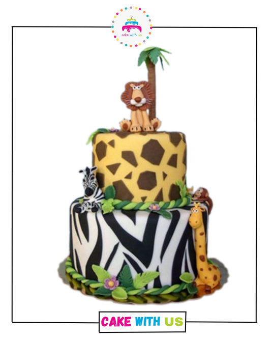 Animal Kingdom Friends Cake