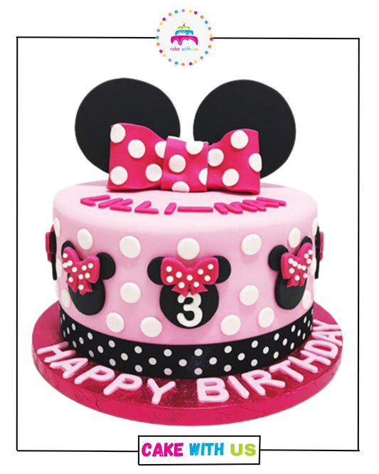 Minnie Mouse Cake 1