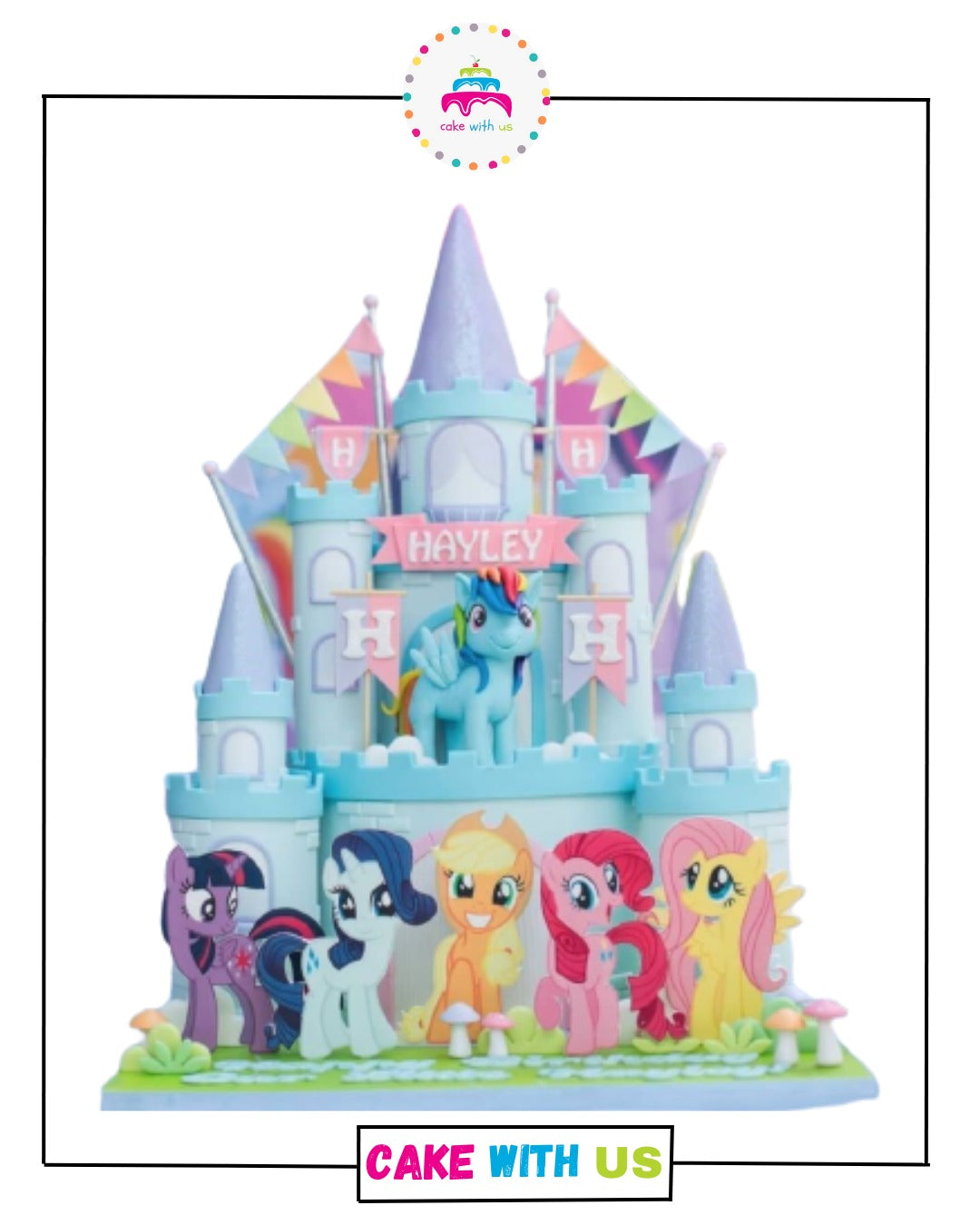 Buy My Little Pony Cake Topper Digital Template Online in India - Etsy